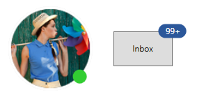 WPF Badge