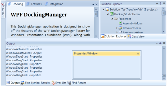 WPF DockingManager