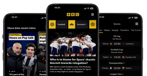 The BBC Sport app